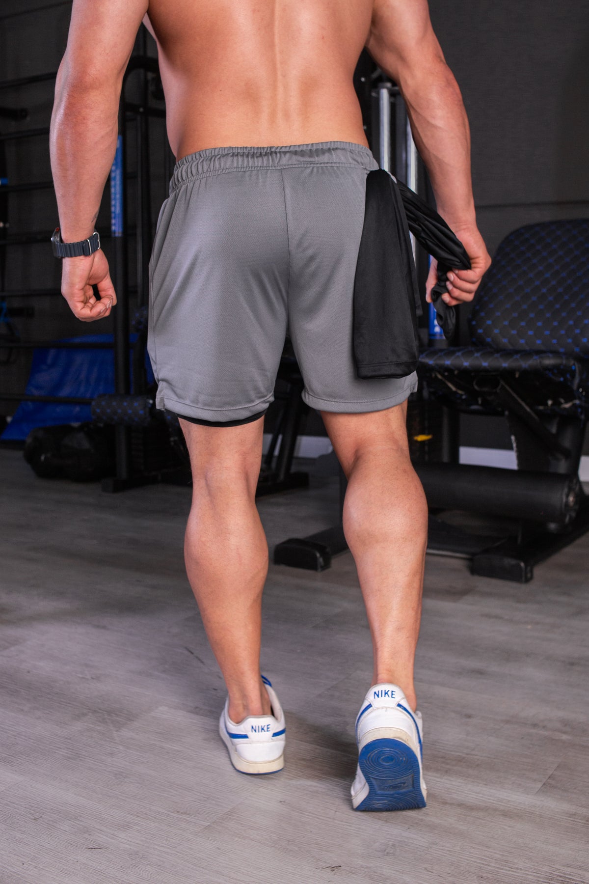 Short 2x1 DryFit Cinza KM
